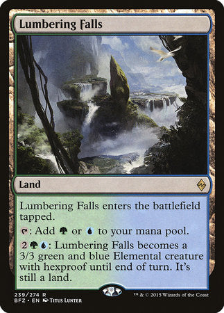 Lumbering Falls [Battle for Zendikar] | Cracking-Singles