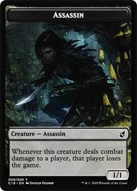 Assassin // Morph Double-sided Token [Commander 2019 Tokens] | Cracking-Singles