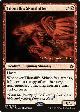 Tilonalli's Skinshifter [Ixalan Promos] | Cracking-Singles