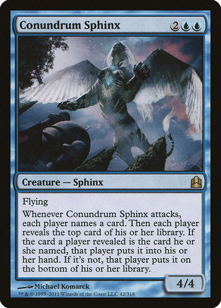 Conundrum Sphinx [Commander 2011] | Cracking-Singles