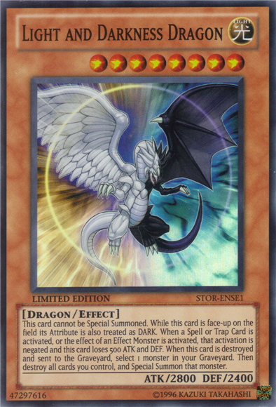 Light and Darkness Dragon [STOR-ENSE1] Super Rare | Cracking-Singles