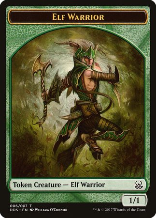 Elf Warrior Token [Duel Decks: Mind vs. Might Tokens] | Cracking-Singles