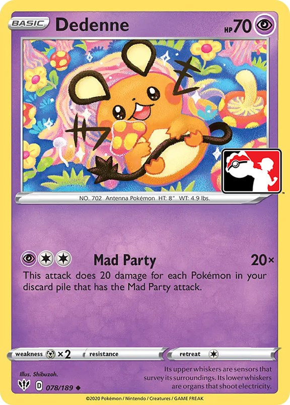 Dedenne (078/189) [Prize Pack Series One] | Cracking-Singles