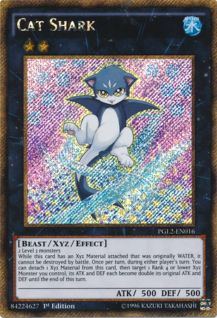 Cat Shark [PGL2-EN016] Gold Secret Rare | Cracking-Singles