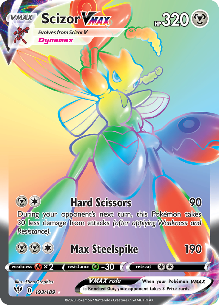 Scizor VMAX (193/189) [Sword & Shield: Darkness Ablaze] | Cracking-Singles