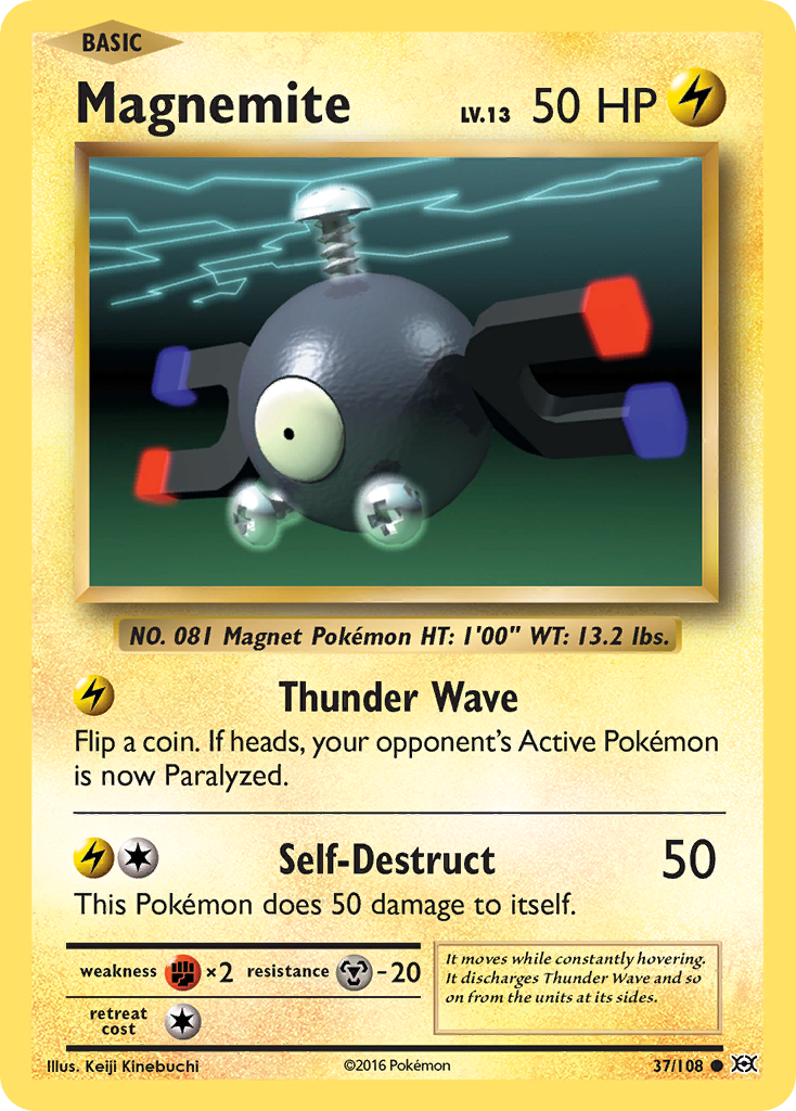 Magnemite (37/108) [XY: Evolutions] | Cracking-Singles