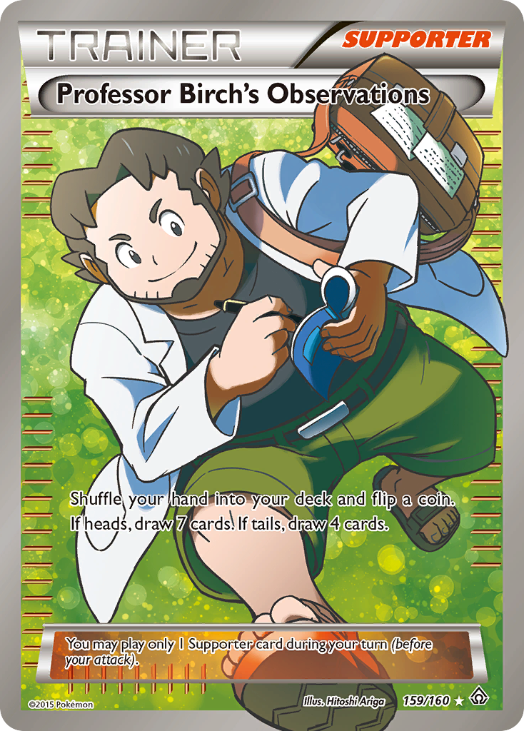 Professor Birch's Observations (159/160) [XY: Primal Clash] | Cracking-Singles