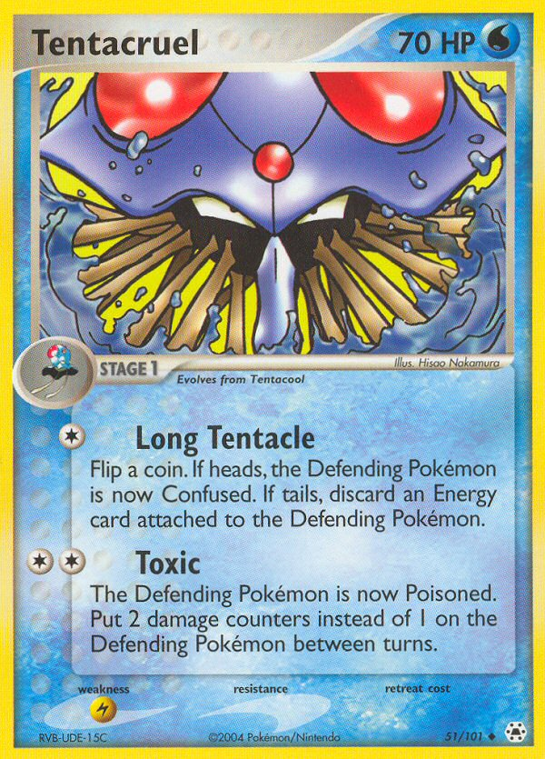 Tentacruel (51/101) [EX: Hidden Legends] | Cracking-Singles