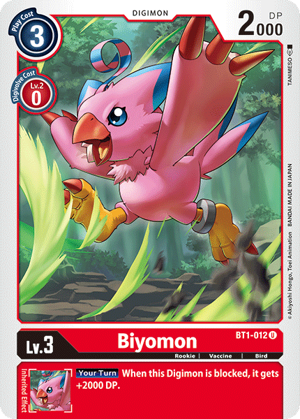 Biyomon [BT1-012] [Release Special Booster Ver.1.0] | Cracking-Singles