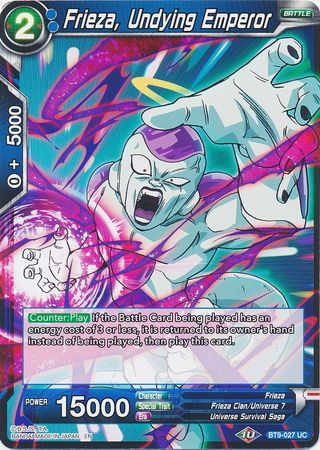 Frieza, Undying Emperor [BT9-027] | Cracking-Singles