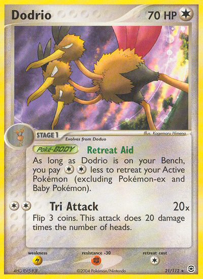 Dodrio (21/112) [EX: FireRed & LeafGreen] | Cracking-Singles