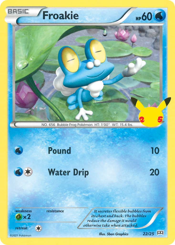 Froakie (22/25) [McDonald's 25th Anniversary] | Cracking-Singles