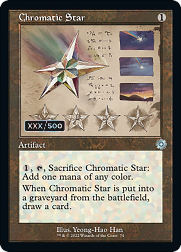 Chromatic Star (Retro Schematic) (Serial Numbered) [The Brothers' War Retro Artifacts] | Cracking-Singles