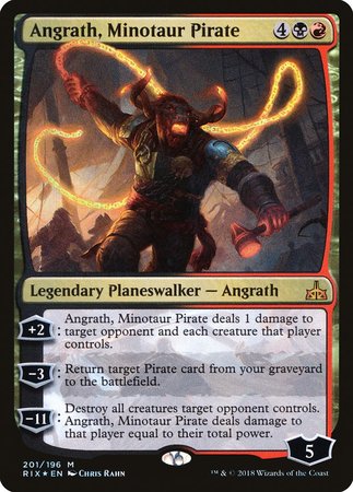 Angrath, Minotaur Pirate [Rivals of Ixalan] | Cracking-Singles