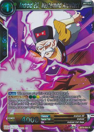 Android 20, Mastermind Architect [BT9-054] | Cracking-Singles