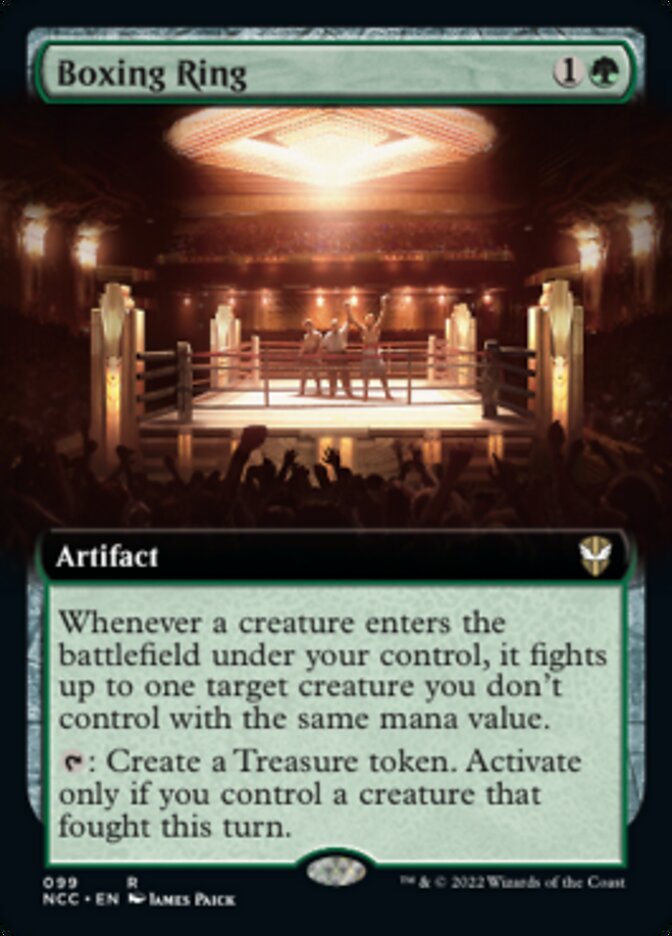 Boxing Ring (Extended Art) [Streets of New Capenna Commander] | Cracking-Singles