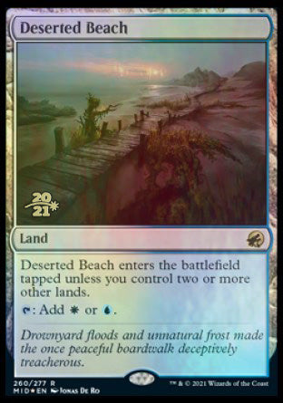 Deserted Beach [Innistrad: Midnight Hunt Prerelease Promos] | Cracking-Singles