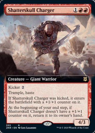 Shatterskull Charger (Extended Art) [Zendikar Rising] | Cracking-Singles