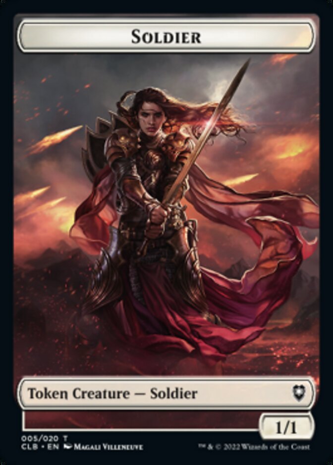 Soldier Token [Commander Legends: Battle for Baldur's Gate Tokens] | Cracking-Singles