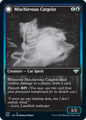 Mischievous Catgeist // Catlike Curiosity [Innistrad: Double Feature] | Cracking-Singles