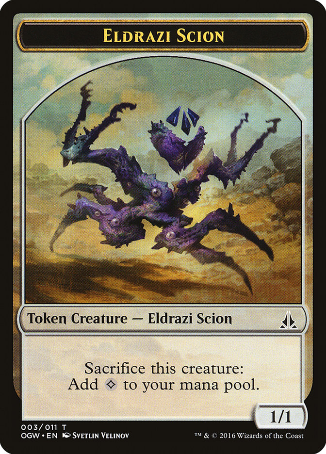 Eldrazi Scion (003/011) [Oath of the Gatewatch Tokens] | Cracking-Singles