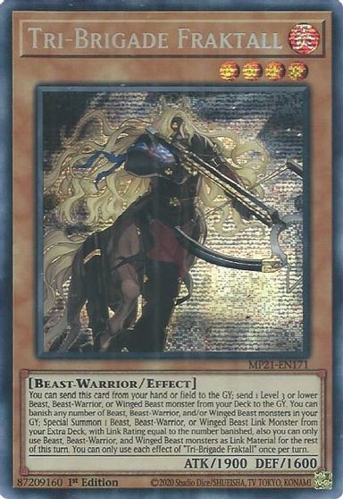 Tri-Brigade Fraktall [MP21-EN171] Prismatic Secret Rare | Cracking-Singles