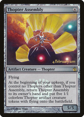 Thopter Assembly [Mirrodin Besieged Promos] | Cracking-Singles