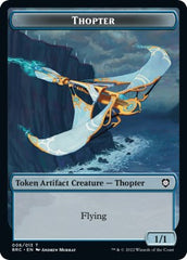 Copy // Thopter (006) Double-Sided Token [The Brothers' War Commander Tokens] | Cracking-Singles