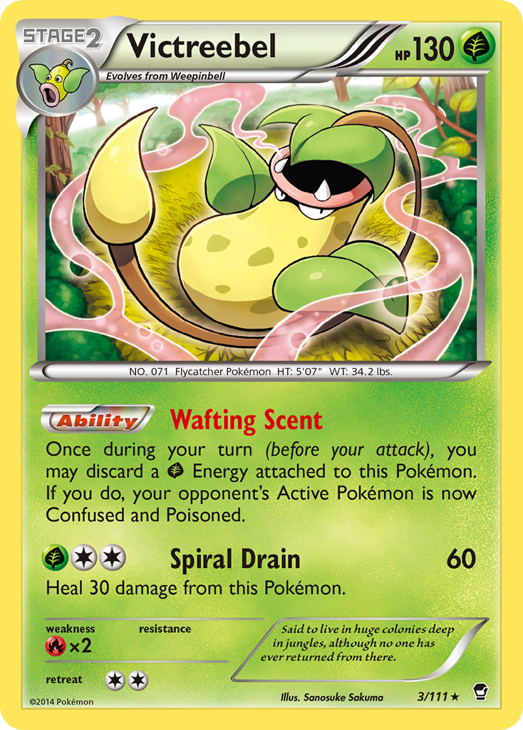 Victreebel (3/111) [XY: Furious Fists] | Cracking-Singles