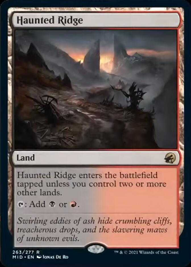 Haunted Ridge [Innistrad: Midnight Hunt] | Cracking-Singles