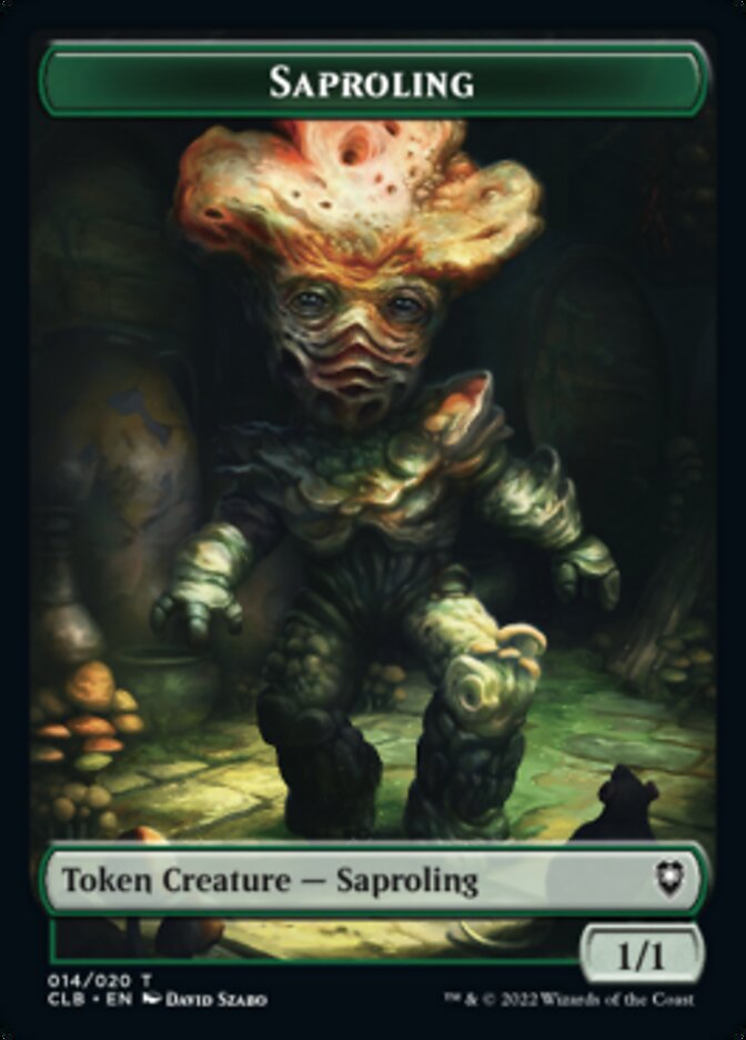 Saproling Token [Commander Legends: Battle for Baldur's Gate Tokens] | Cracking-Singles