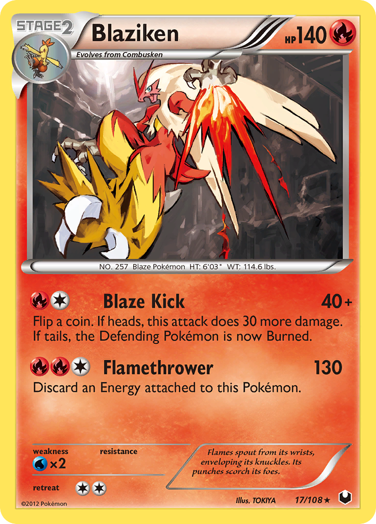 Blaziken (17/108) [Black & White: Dark Explorers] | Cracking-Singles