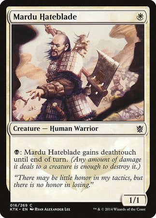 Mardu Hateblade [Khans of Tarkir] | Cracking-Singles