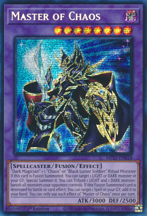 Master of Chaos [MP23-EN018] Prismatic Secret Rare | Cracking-Singles