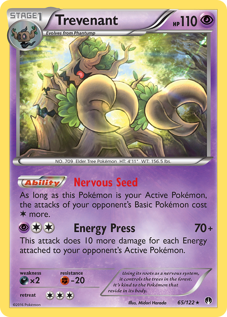 Trevenant (65/122) [XY: BREAKpoint] | Cracking-Singles