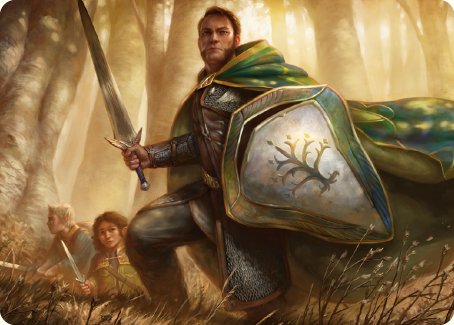 Boromir, Warden of the Tower Art Card [The Lord of the Rings: Tales of Middle-earth Art Series] | Cracking-Singles