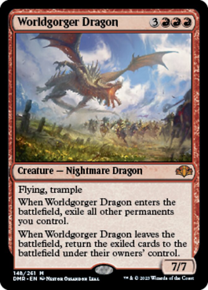 Worldgorger Dragon [Dominaria Remastered] | Cracking-Singles