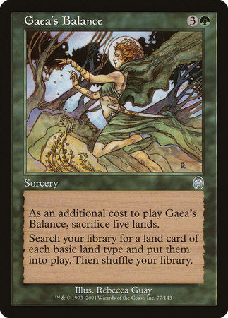 Gaea's Balance [Apocalypse] | Cracking-Singles