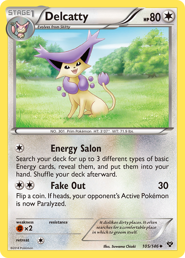 Delcatty (105/146) [XY: Base Set] | Cracking-Singles