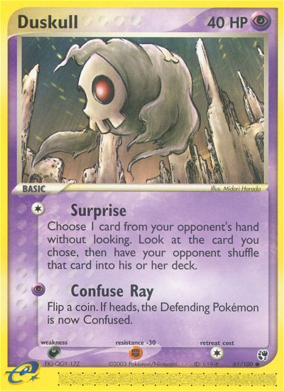 Duskull (61/100) [EX: Sandstorm] | Cracking-Singles