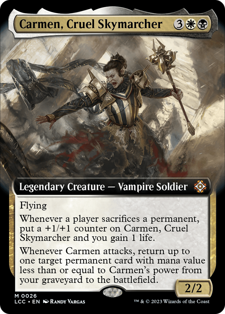 Carmen, Cruel Skymarcher (Extended Art) [The Lost Caverns of Ixalan Commander] | Cracking-Singles