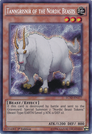 Tanngrisnir of the Nordic Beasts [LC5D-EN177] Secret Rare | Cracking-Singles