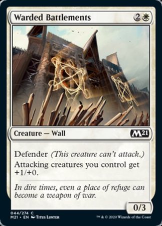 Warded Battlements [Core Set 2021] | Cracking-Singles