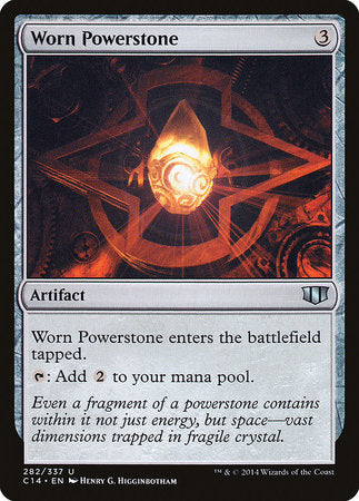 Worn Powerstone [Commander 2014] | Cracking-Singles