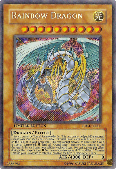 Rainbow Dragon [CT04-EN005] Secret Rare | Cracking-Singles