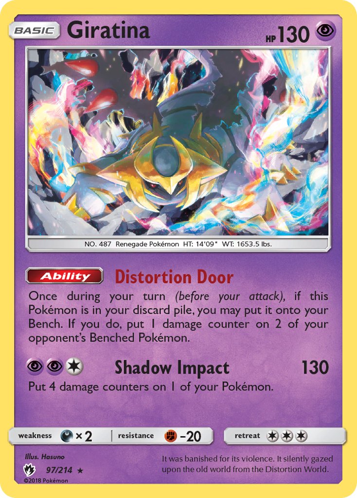 Giratina (97/214) (Theme Deck Exclusive) [Sun & Moon: Lost Thunder] | Cracking-Singles