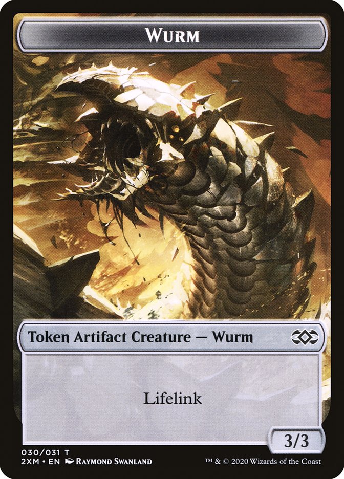 Wurm (030/031) [Double Masters Tokens] | Cracking-Singles