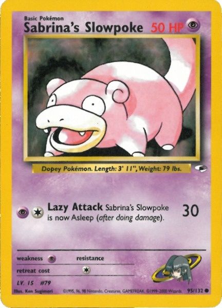 Sabrina's Slowpoke (95/132) [Gym Heroes Unlimited] | Cracking-Singles