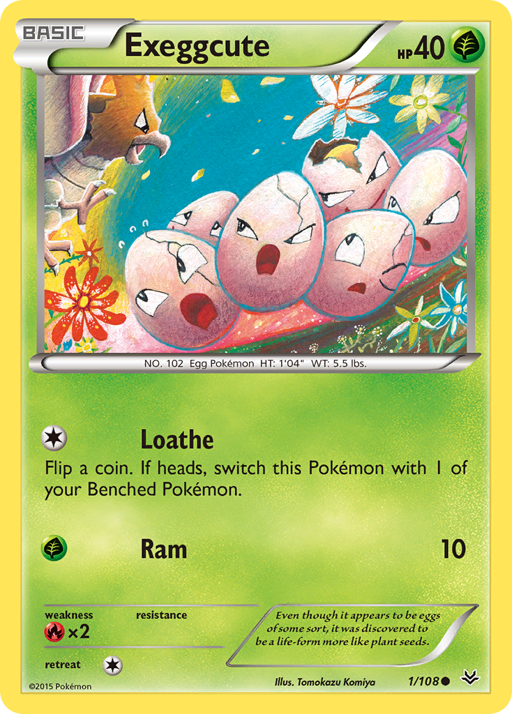 Exeggcute (1/108) [XY: Roaring Skies] | Cracking-Singles