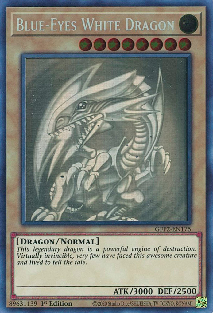 Blue-Eyes White Dragon [GFP2-EN175] Ghost Rare | Cracking-Singles